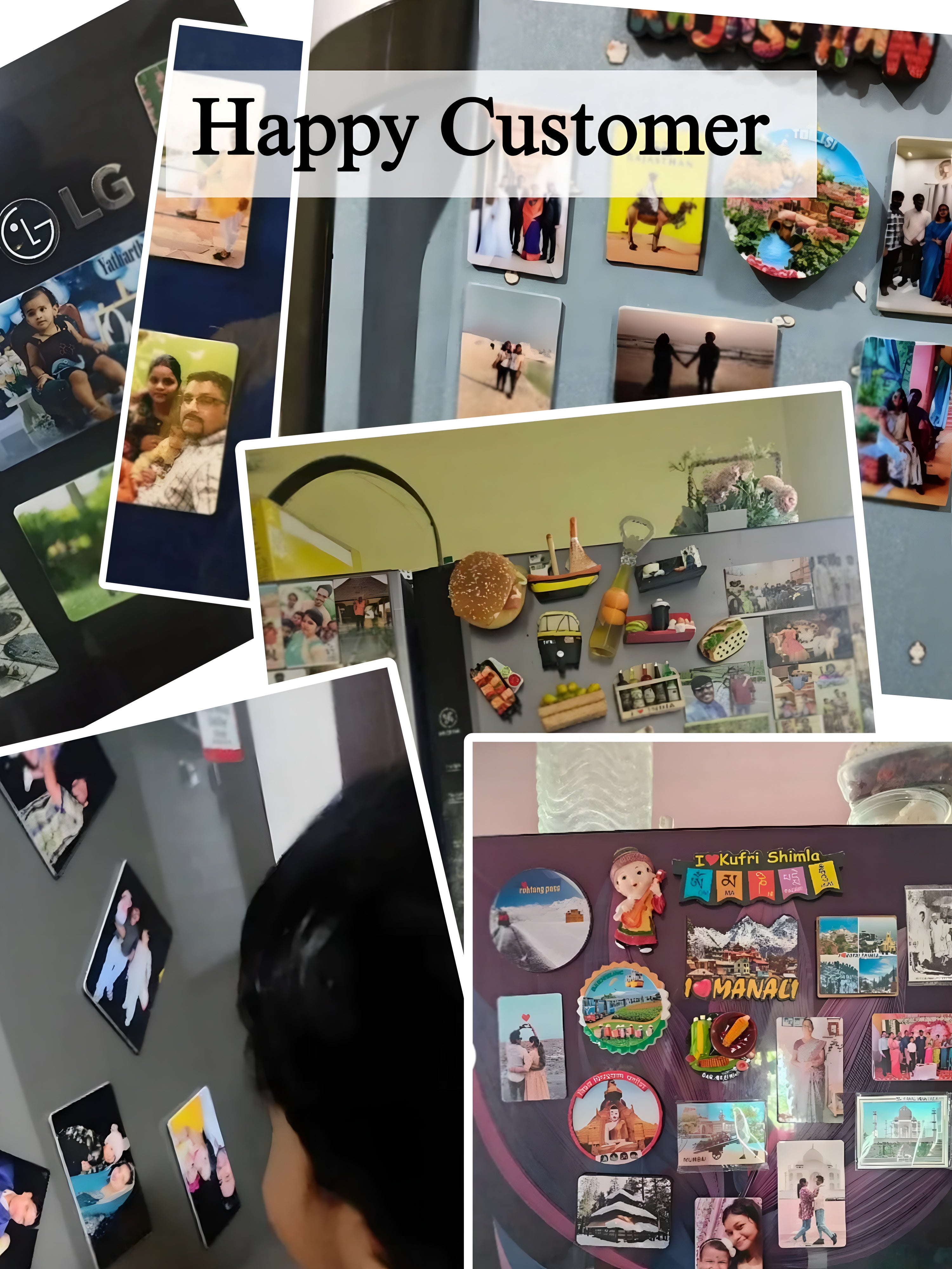 Custom Photo 2in1 Magnet Smart Stick Magnet – Fridge + Any Surface)